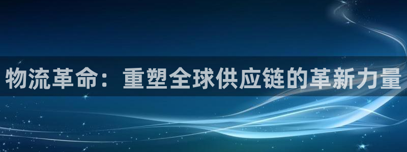 旺财28加拿大技巧：物流革命：重塑全